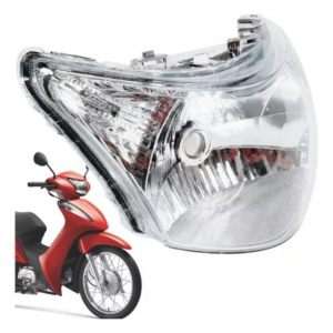 Bloco Óptico Farol Honda BIZ 100 13/16 - BIZ 110 16/17 - BIZ 125 11/17