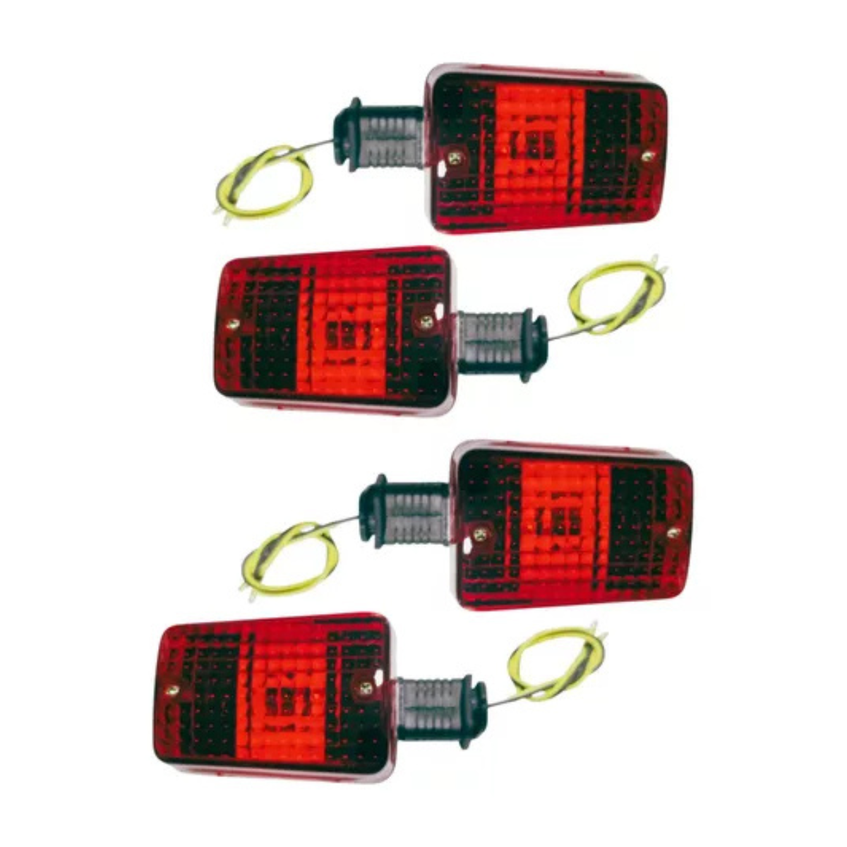 Kit Farol da Honda CG 125 Today Titan 83/99 + 4 Piscas VERMELHO + Lanterna VERMELHA - Imagem 2