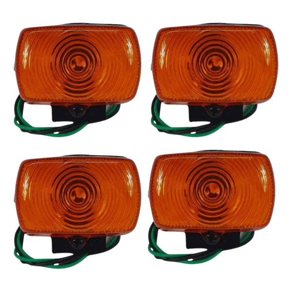 KIT 4 Pisca Seta Bros 125/150 03/16 -Tornado 250 01/08 -XLR 125 96/03 -XR 200 92/03 -XR 250 01/06 - AMARELO - Image 2