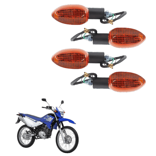 KIT 4 Pisca Seta Yamaha Fazer 250 - XTZ 125 - Lander 250 05/08 - AMARELO - Image 3