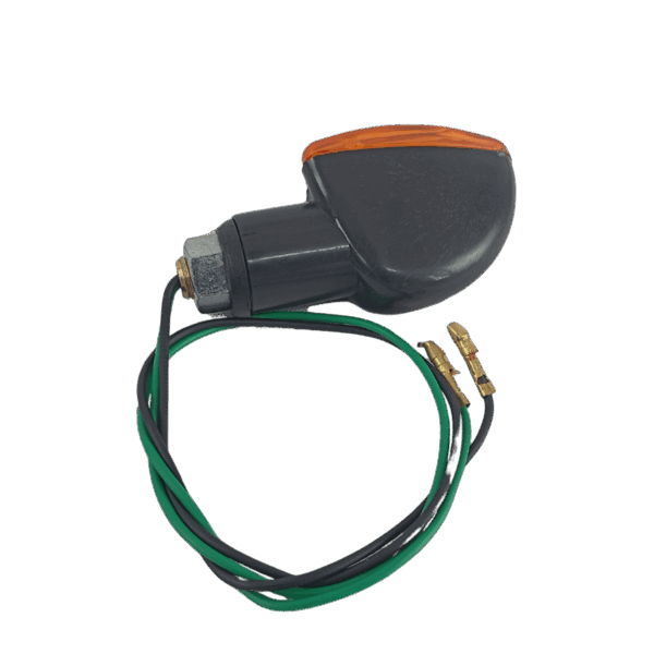 Pisca Mini Flecha Universal LENTE AMBAR C/ Lampada - ROSCA M10 - Image 2