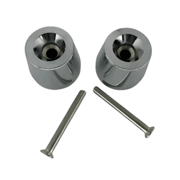 Peso de Guidão Honda PCX 150 – Adaptável Honda/Yamaha PAR CROMADO - Image 2