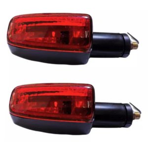 KIT 2 Pisca Seta da Honda Titan 125/150 00/08 - Fan 125/150 05/08 - Com coxim e Lampadas- VERMELHO