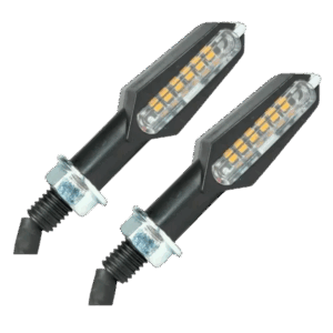 KIT 2 Pisca Seta LED Slim Universal - Fazer Ybr Factor Xre Titan CBX CB300 - ROSCA