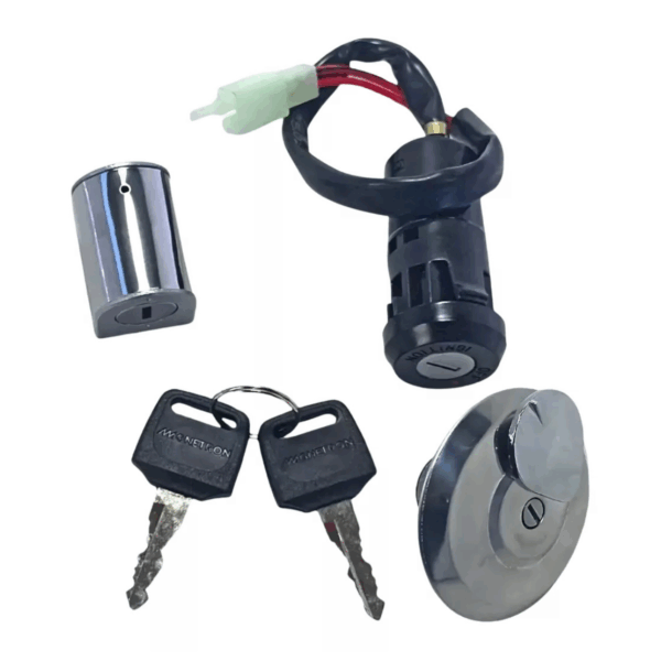 Conjunto Trava Chave Ignição CG 125 FAN 09/13 Magnetron - Image 2