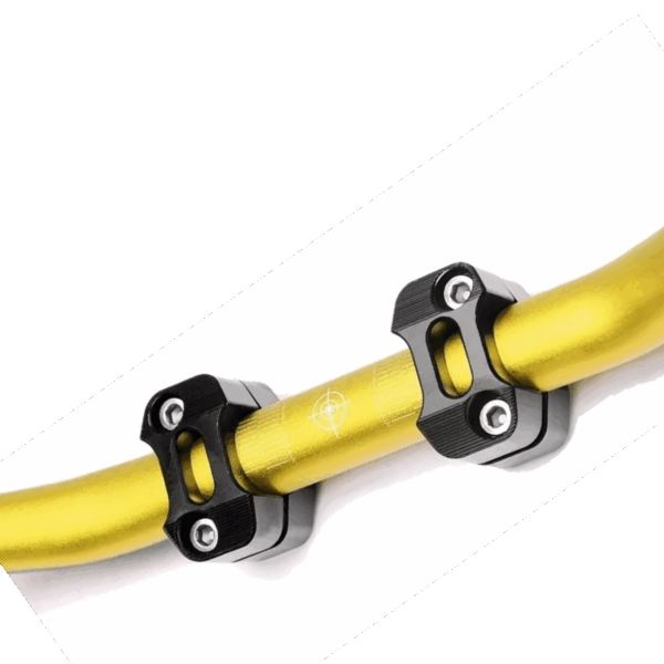 Guidão para Moto Esportivo Alto Modelo Naked  Com Adaptador Universal - DOURADO - Image 2