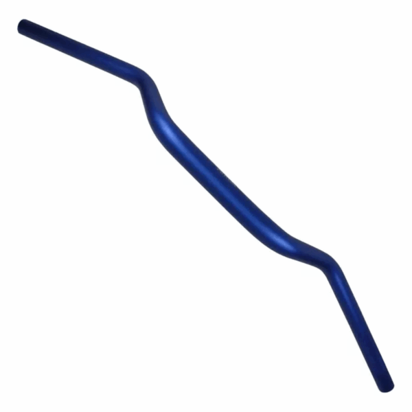 Guidão para moto Esportivo Alto Modelo Naked  Com Adaptador Universal AZUL - Image 2