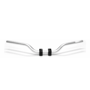 Guidão para Moto Esportivo Alto Modelo Naked  Com Adaptador Universal - PRATA