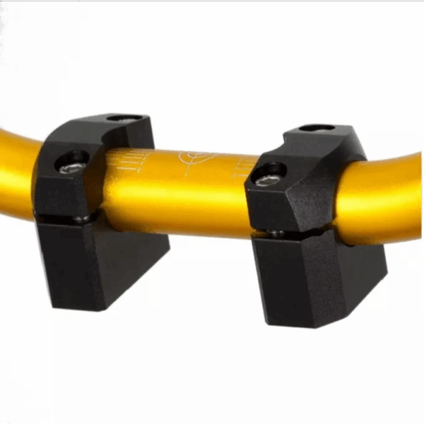 Guidão para Moto Esportivo Baixo Modelo Fat Bar Em Alumínio - DOURADO - Image 3