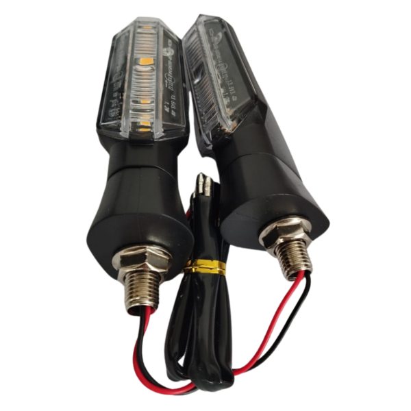 Par de Pisca Seta Sequencial CB 250F Twister 19/23 Fixação c/ Coxim, Parafuso Pisca sem Rele Modelo ESPORTIVO - Image 4