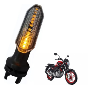 Par de Pisca Seta Sequencial CB 250F Twister 16/23 Sem Rele Modelo ESPORTIVO